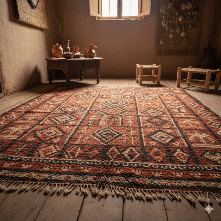Authentic Amazigh Tribal Rug